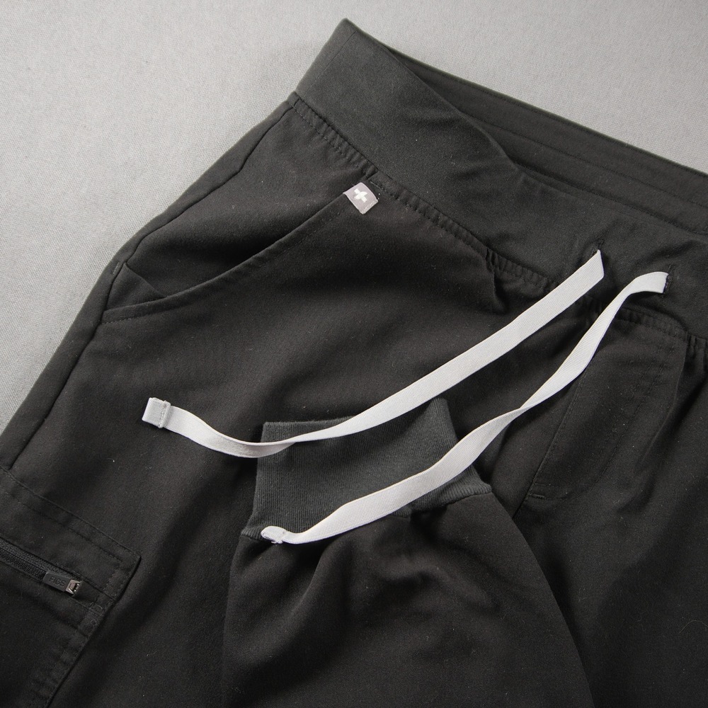 Women's Zamora Jogger Scrub Pant Cargo Women Jogger L Black Gray Drawstring